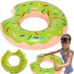 Duże Koło Do Pływania Zielony Donat Donut Pączek 60cm